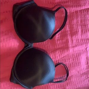 VS black bra, very sexy push up
